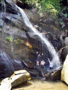 西表島の秘境の滝トレッキング